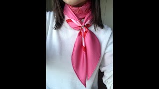 How to style your HERMES SCARF  Tips and Tricks [upl. by Adile278]