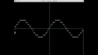 Ncursesbased graphing calculator program [upl. by Illene238]