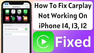 How To Fix Carplay Not Working On iPhone 14 14 Pro 14 Pro Max Solved [upl. by Akirahs426]