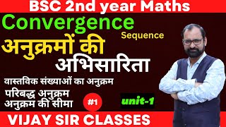 convergence of sequence  basic concept  Advanced Calculus bsc 2nd year L1 [upl. by Sumaes478]