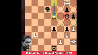 Amazing Game  Mikhail Tal vs Miguel Najdorf 1970 [upl. by Derian]