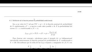 4 Distribuciones condicionadas de va multidimensional [upl. by Enenaj]