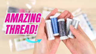 I Ordered 100 of Metallic Thread 🧵 Sulky Poly Sparkle [upl. by Studner847]