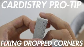 Cardistry Protip Fixing Dropped Corners  Figure52 [upl. by Hillegass933]