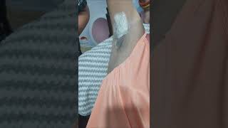 full growth armpit waxingunderarm waxwaxing skincare painlesswaxing ytviral ytshortsvideo [upl. by Avonasac]