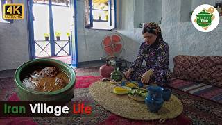 Fesenjoon Fesenjan cooking  Delicious Iranian food  IRAN VILLAGE LIFE [upl. by Eiramaliehs]