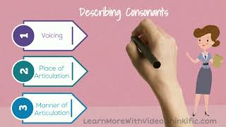 Phonetics 7  Describing Consonants شرح [upl. by Joed]