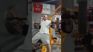 Seated plated load shoulder press [upl. by Nawotna]