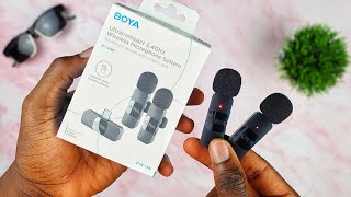 BOYA BY V20 Review Discount Code  Best Wireless Microphone iPhone Android amp Laptop [upl. by Ocram]