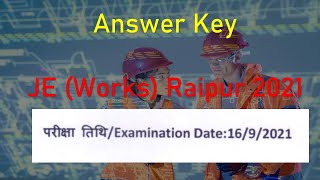 Unlocking Railway JE Works Raipur 2021 Er Trivendras Guide amp Previous Years Questions [upl. by Eiramacissej]