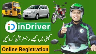 How To Register Car And Bike In Indriver  Indriver Rider Online Registration Process  Indriver [upl. by Gay]