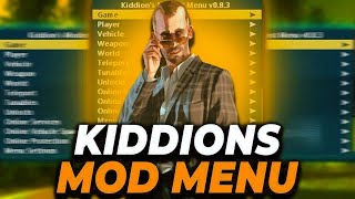 How to install kiddions modest menu new UPDATE v100 🎉 gta5 [upl. by Ahtar205]