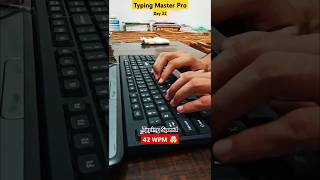 42 WPM 🤯 Typing Speed  Typing Master Pro  English typingtyping ARP0101 [upl. by Dodi]