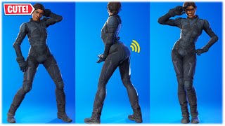 FORTNITE x DUNE NEW CHANI SKIN SHOWCASED WITH THICC DANCES amp EMOTES 😍❤️ [upl. by Lasyrc354]