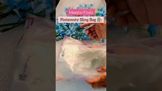 Pinteresty Sling Bag From MEESHO meesho slingbag unboxing ytshorts viralshort youtubeshorts [upl. by Ruperto310]