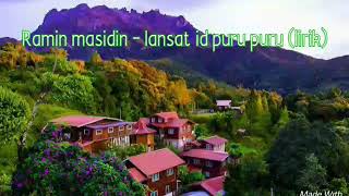 lansat id puru puru Ramin Masidin lirik [upl. by Gemoets]