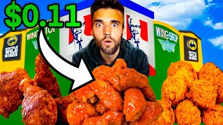 LIVING on WORLDS BEST CHICKEN WINGS for 24 HOURS Gordon Ramsay KFC Hot Ones amp More [upl. by Einohpets324]