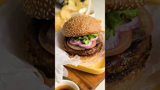 ¡ La Mejor Hamburguesa Vegana que Debes Probar receta hamburger veganfood [upl. by Kanal321]