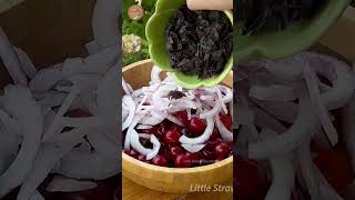 Trending Sour CherryampTomato Salad in Azerbaijan😍 [upl. by Riannon293]