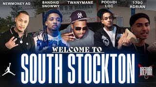 Welcome To South Stockton W Fly Boys amp Mudd Brothas MB Gives hood tour Talks politics [upl. by Lewendal]