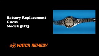 SEIKO 5H23 Battery Replacement  Watch Remedy [upl. by Lamoree]