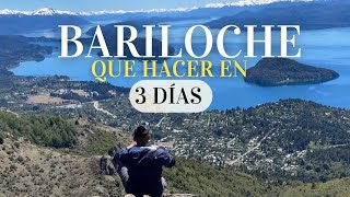 BARILOCHE en 3 días ✅️ GUIA DE VIAJE y lugares imperdibles [upl. by Anglim]