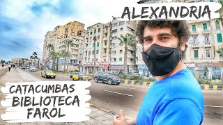 ALEXANDRIA  A CIDADE DA CLEÓPATRA  Egito [upl. by Eimam]