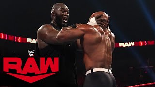 AJ Styles amp Omos vs Bobby Lashley amp MVP Raw Sept 6 2021 [upl. by Danczyk669]