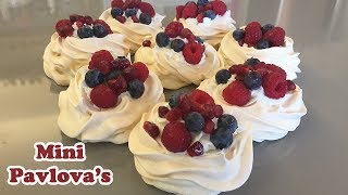 Mini Berry Pavlovas  Cheeky Crumbs [upl. by Appilihp514]