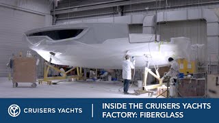 Inside the Cruisers Yachts Factory Fiberglass [upl. by Akselaw]