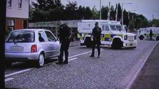 Irish Republican Hoods Riot In Lurgan [upl. by Joappa]