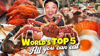 These are The TOP 5 Best ALL YOU CAN EAT Buffets in The WORLD [upl. by El682]