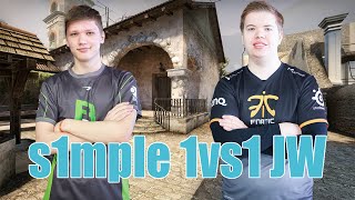 CSGO  s1mple 1vs1 JW BO3 [upl. by Heer]