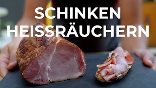 Schinken heißräuchern  Leckerer rauchiger Genuss [upl. by Enimaj156]