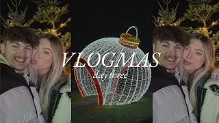 Christmas Light Show amp Gift Bag Making  Vlogmas Day 3 [upl. by Martguerita866]