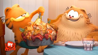 The Garfield Movie 2024  Garfield Cooks a Disgusting Dinner [upl. by Mccallion]