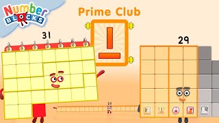 Prime Club 🟠  Learn to count  Numberblocks Full Episodes  123  Maths for Kids [upl. by Nilesoj]