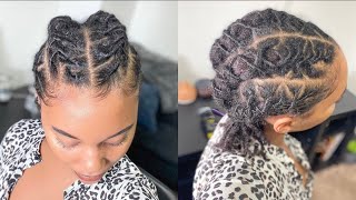 HOW TO Barrel Twists on Baby Locs  Short Loc Style [upl. by Nivle295]