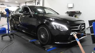 Stage 1 tuning Mercedes C200 cgi on dyno  autochippennl Tilburg [upl. by Kempe309]