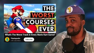 Reacting to Piantapedias Worst Courses In Mario Kart [upl. by Remmus]