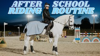 AFTER SCHOOL RIDING ROUTINE WITH 3 PONIES [upl. by Hgielrebma]