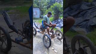 making homemade RC CAR 🚗  bike engine shots project experiment sujanexperiment [upl. by Brockie732]