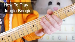 Jungle Boogie Kool amp The Gang Guitar amp Bass Lesson [upl. by Aelgna]