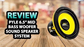 Pyle 65 Inch Mid Bass Woofer Sound Speaker System ✅ Review [upl. by Airdnaxela]