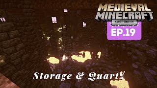 Medieval Minecraft  Ep19  Fixed Going to the Nether [upl. by Ybsorc428]