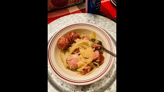 EASY Kielbasa Sausage and Sauerkraut in the Instant Pot  One Pot Meal [upl. by Waldos850]