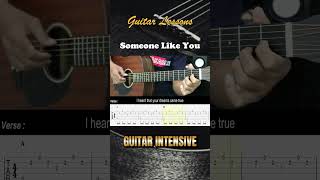 Someone Like You  Adele  EASY Guitar Tutorial with Chords  Lyrics  Guitar Lessons [upl. by Trimble]