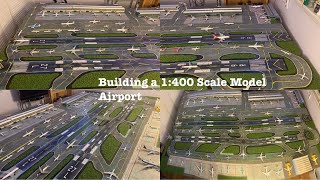 Making a 1400 Scale Model Airport  StartFinish [upl. by Neram]