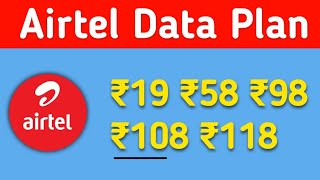 airtel data plans 2022 airtel only data plans recharge  data pack recharge [upl. by Gerald553]