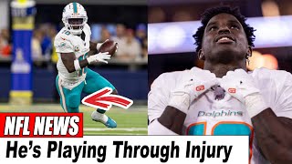 🚨 Emergency Choice Tyreek Hill Postpones Surgery Playing Through Injury for the Dolphins 💪 [upl. by Maya]